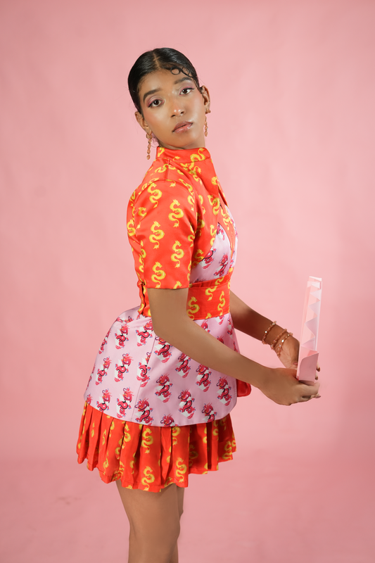 The Dual Dragon Coat Dress