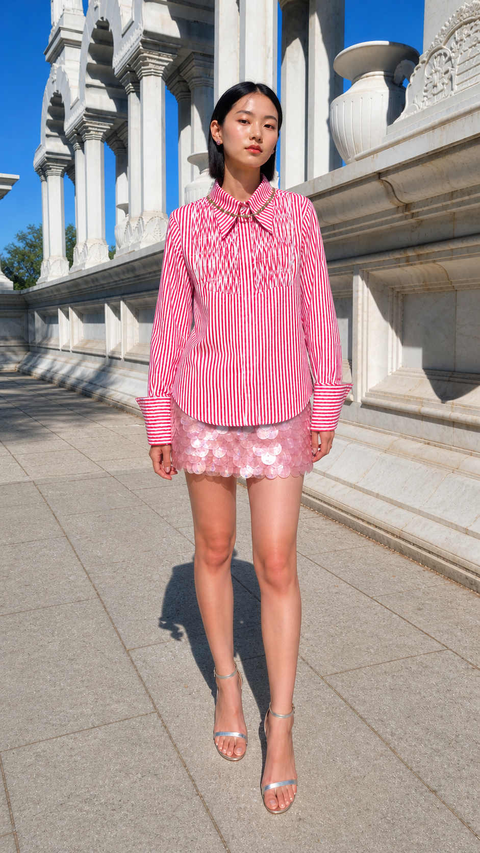 Pink Stripe Shirt