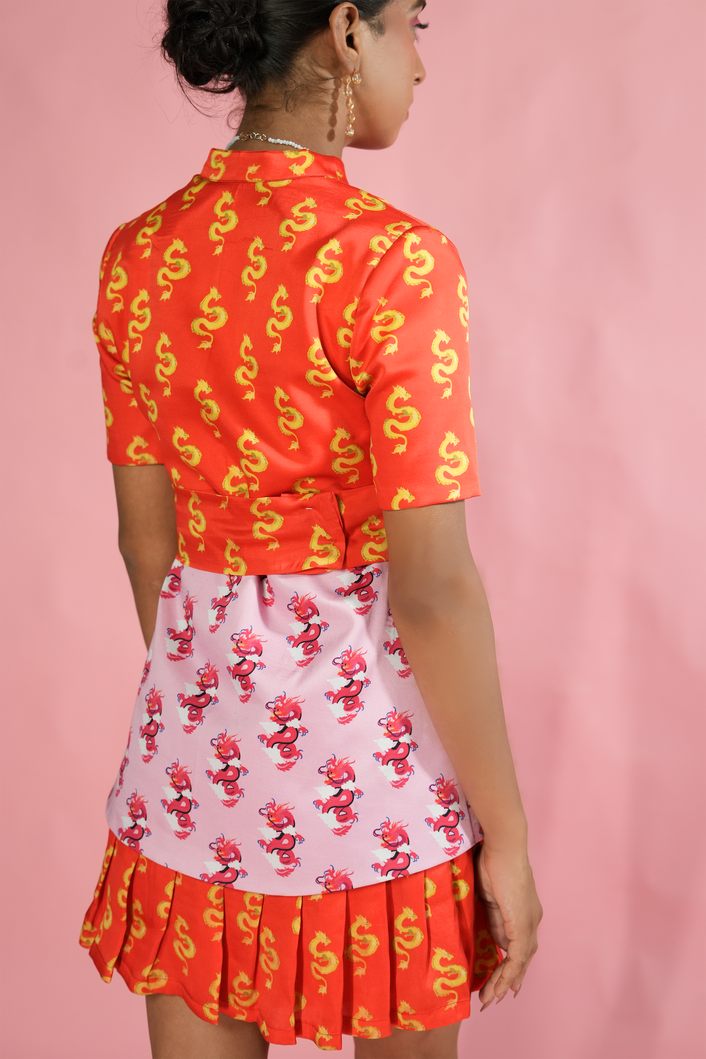 The Dual Dragon Coat Dress