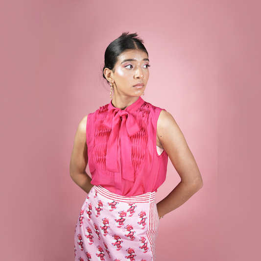 Classic Magenta Sheer Shirt