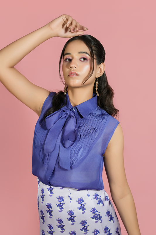 Classic Purple  Sheer Shirt